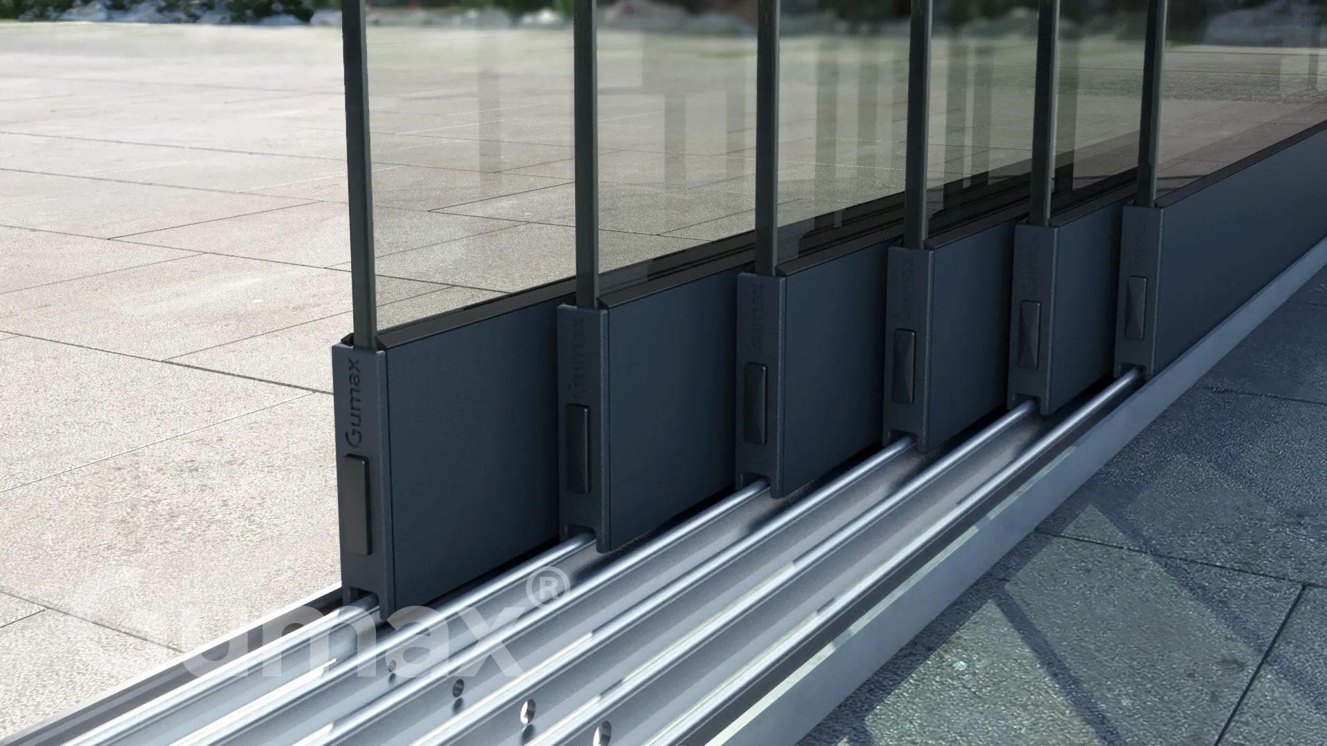 Tuinmaximaal | Glazen Schuifwand 5880 mm - 6 Rail