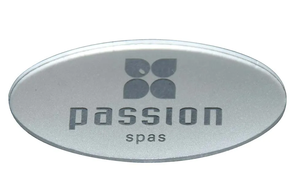 Passion | Oval Plastic Plate for Pillow, Passion
