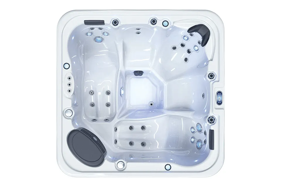 Tropic Spas | Spa Montego | Sterling White with Grey