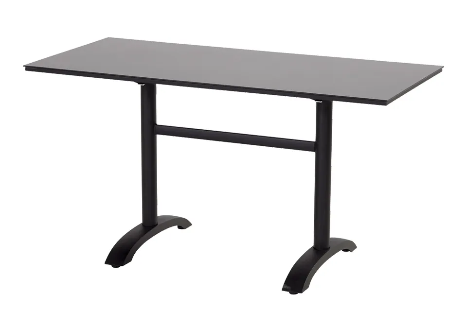 Hartman | Bistrotafel Sophie HPL 138 x 68 cm | Carbon Black