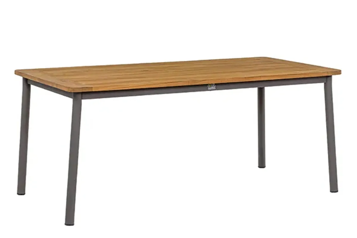 Apple Bee | Tuintafel Bijou 240 x 100 x 76 cm | Teak-Taupe