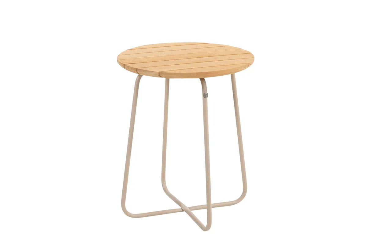 4 Seasons Outdoor | Bijzettafel Verdi Teak Ø45 cm x 55(h) cm