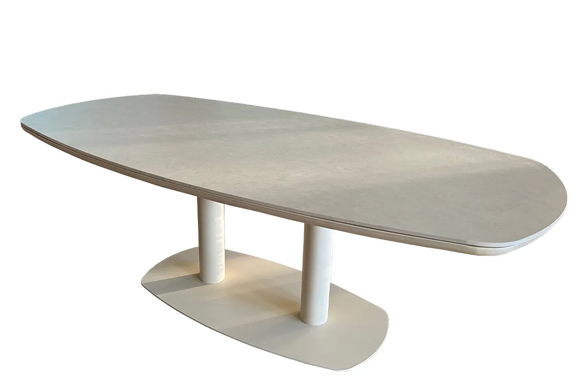Apple Bee | Tuintafel Melville Tonvorm 220 x 110 cm | Oyster