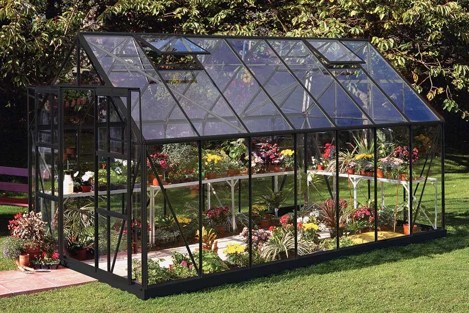 Zwart frame | Tuindersglas (3 mm)