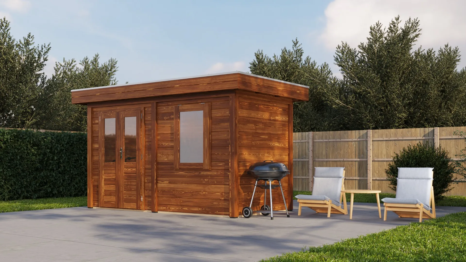 Lugarde Select Modern | Tuinhuis Gorssel 388 x 200 | Bruin Geolied