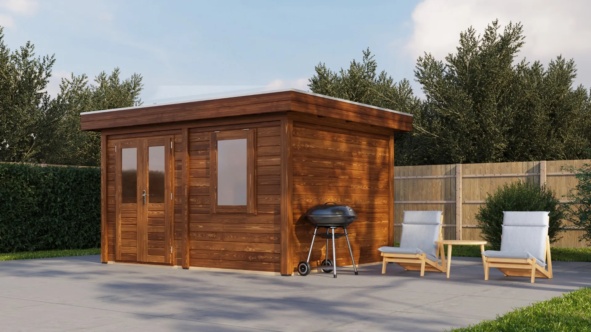 Lugarde Select Modern | Tuinhuis Bodegraven 388 x 300 | Bruin Geolied