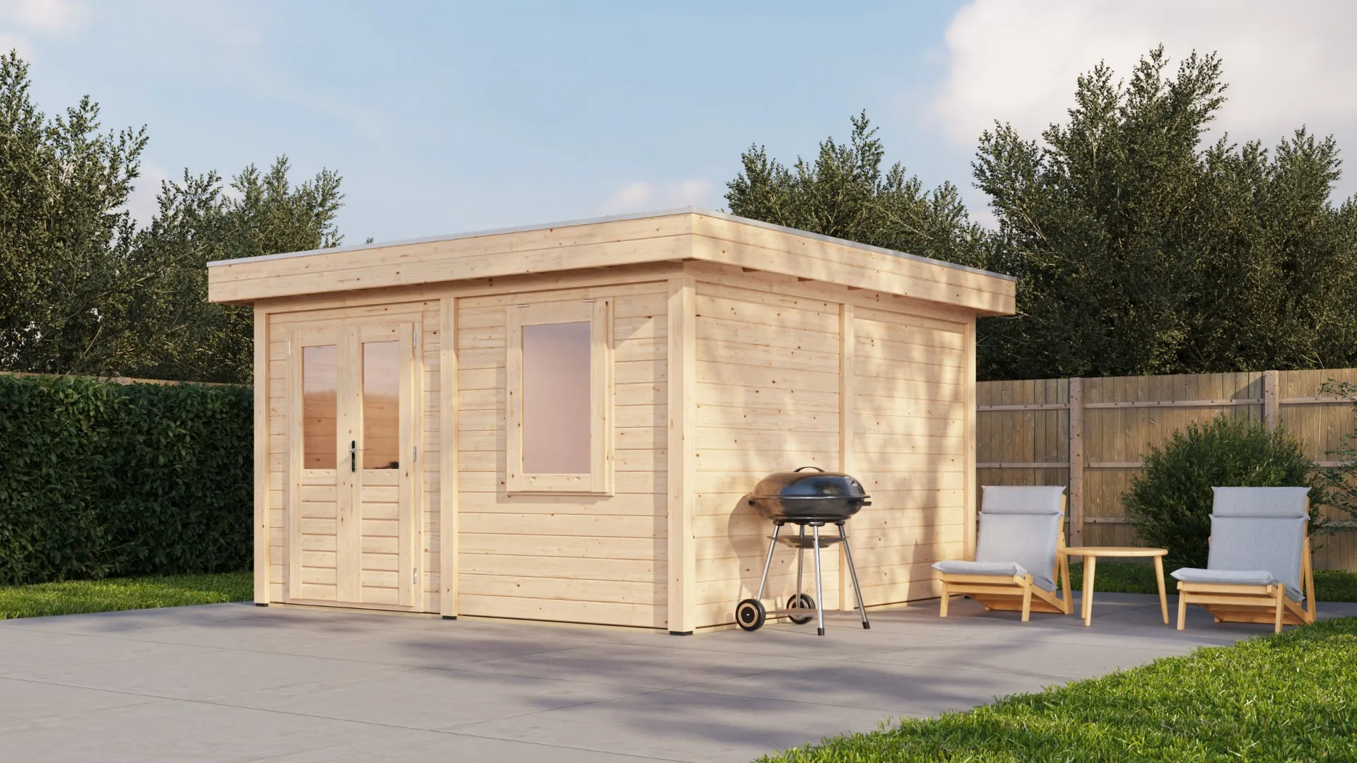 Lugarde Select Modern | Tuinhuis Rotterdam 388 x 388 | Onbehandeld
