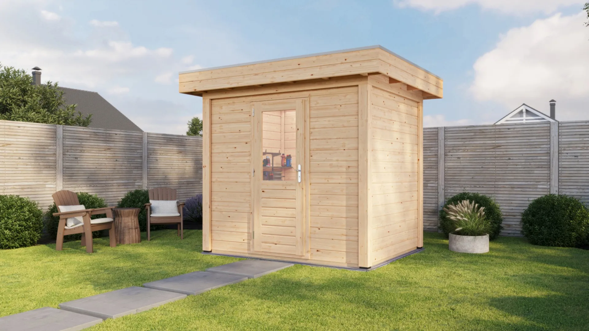 Lugarde Select Modern | Tuinhuis Aalsmeer 250 x 200 | Onbehandeld
