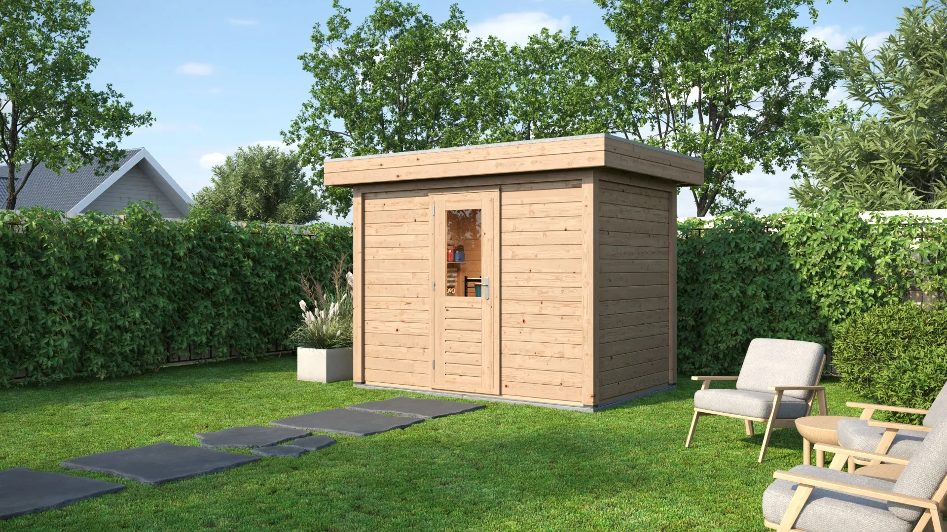 Lugarde Select Modern | Tuinhuis Hoeven 300 x 200 | Onbehandeld