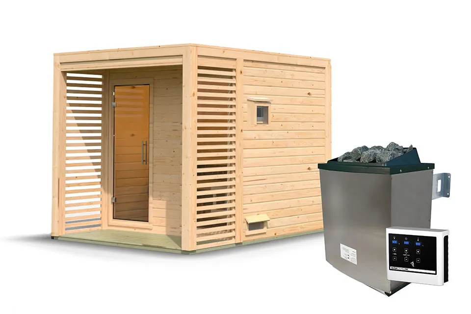 met Saunakachel 9 kW met Externe Bediening