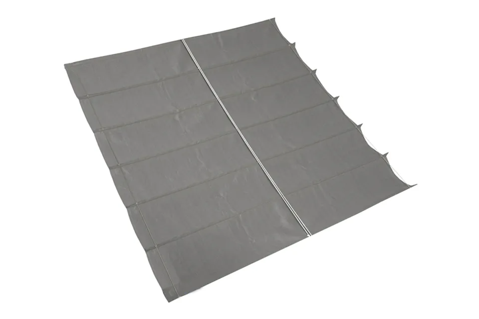 Platinum | Coolfit Harmonica Schaduwdoek 200 x 500 cm | Antraciet