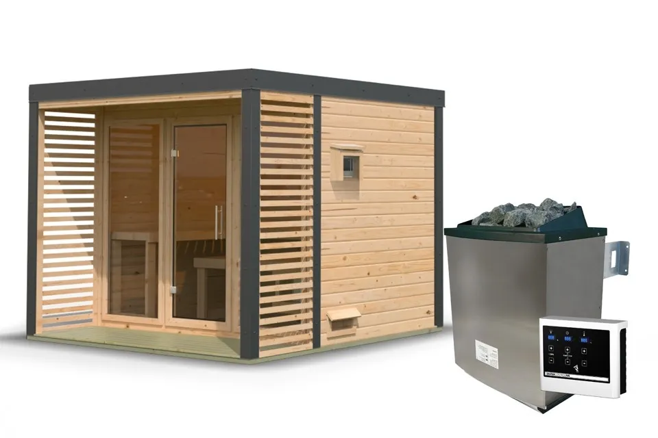 met Saunakachel 9 kW met Externe Bediening