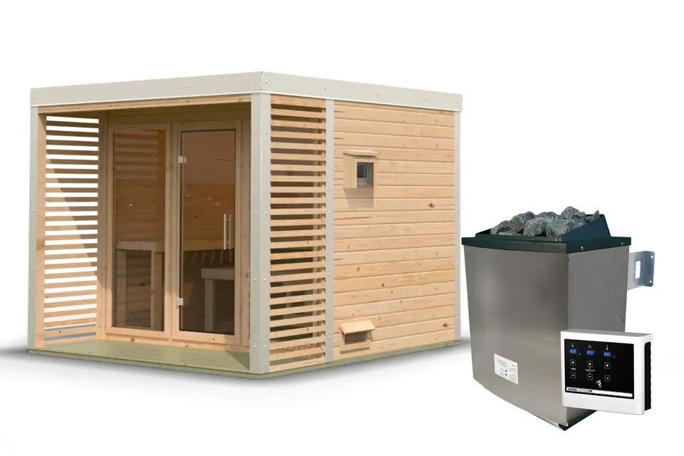 met Saunakachel 9 kW met Externe Bediening
