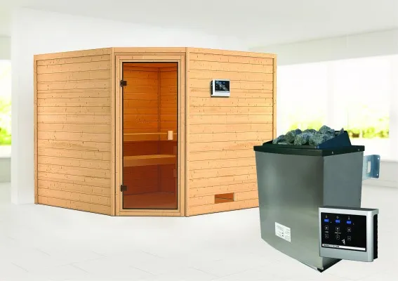 met Saunakachel 9 kW met Externe Bediening