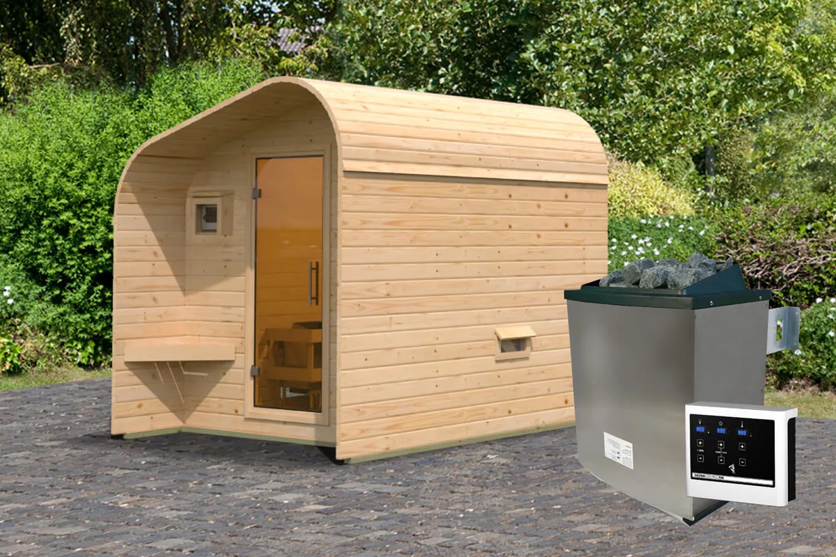 met Saunakachel 9 kW met Externe Bediening