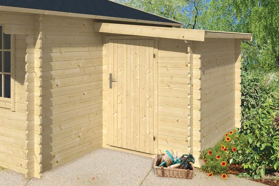 Tuindeco | Aanbouw 44 Tuinhuis | Onbehandeld