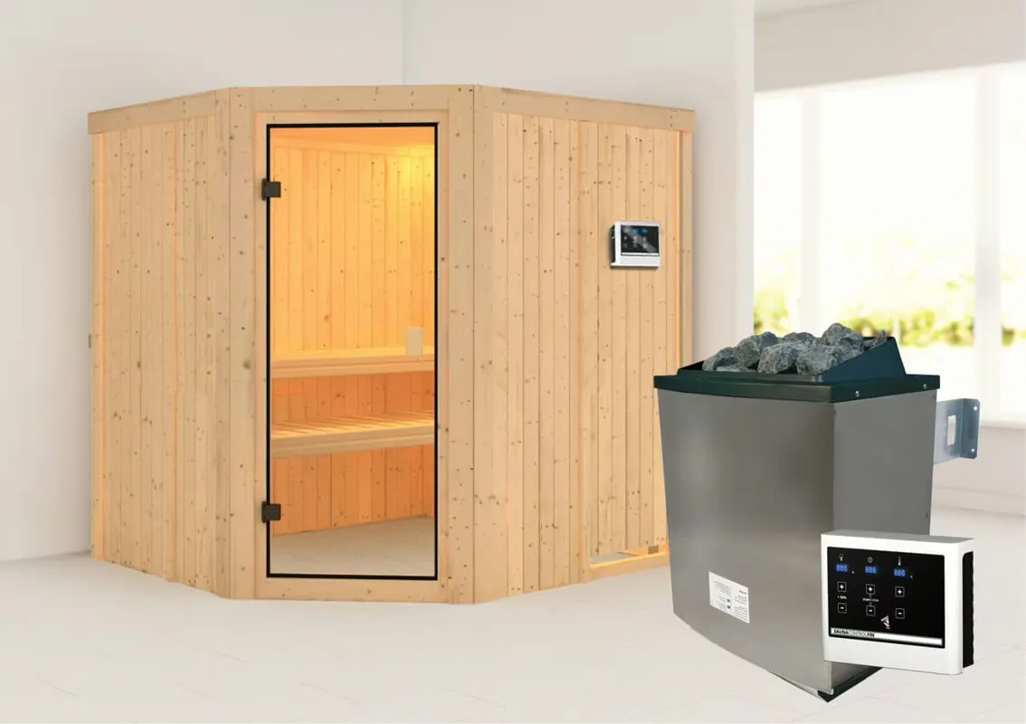 met Saunakachel 9 kW met Externe Bediening