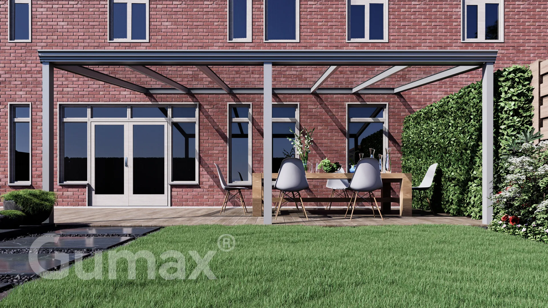 Tuinmaximaal | Glass Line Veranda Klassiek Mat Wit