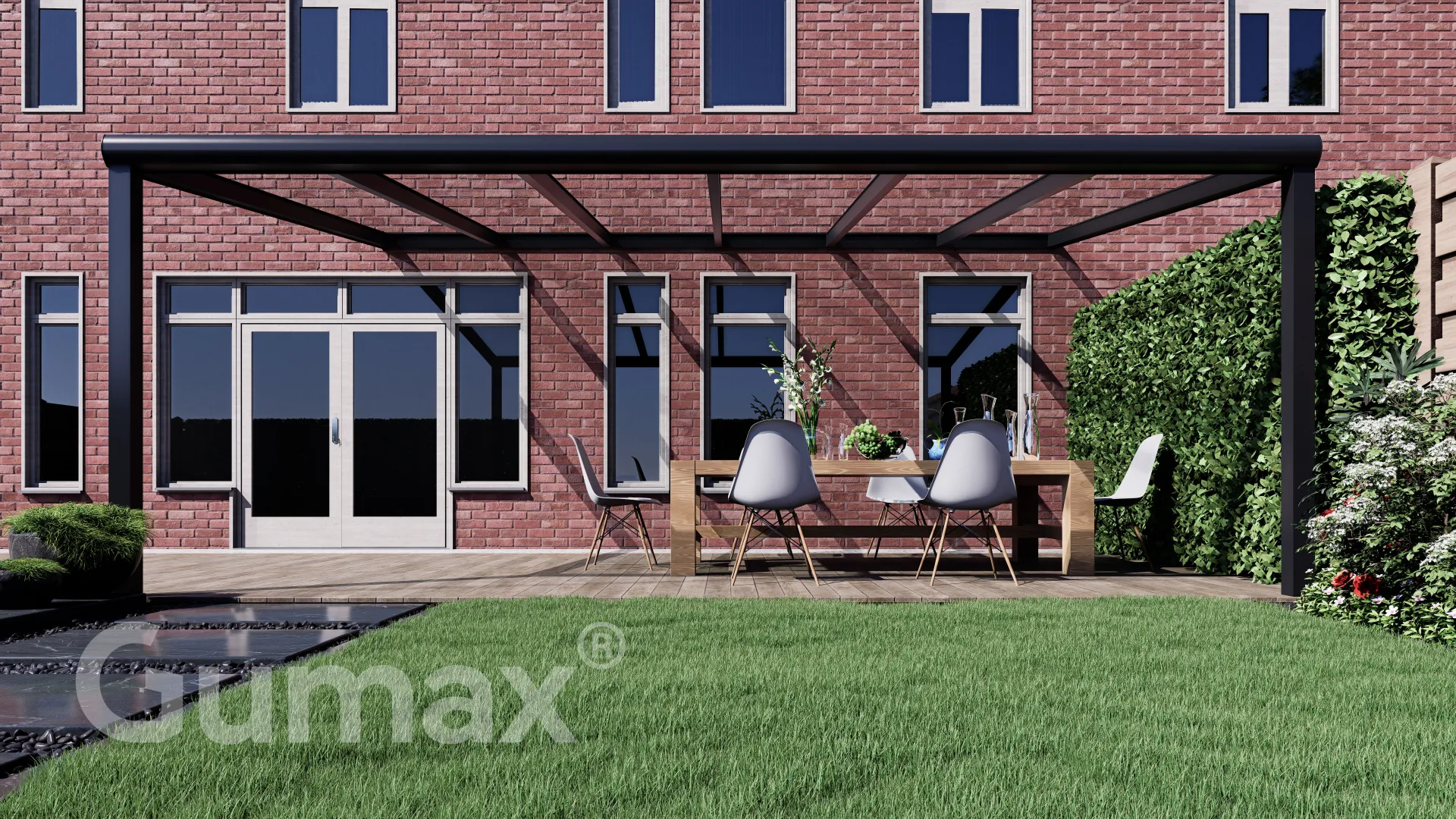 Tuinmaximaal | Heavy Duty Veranda Modern Mat Zwart