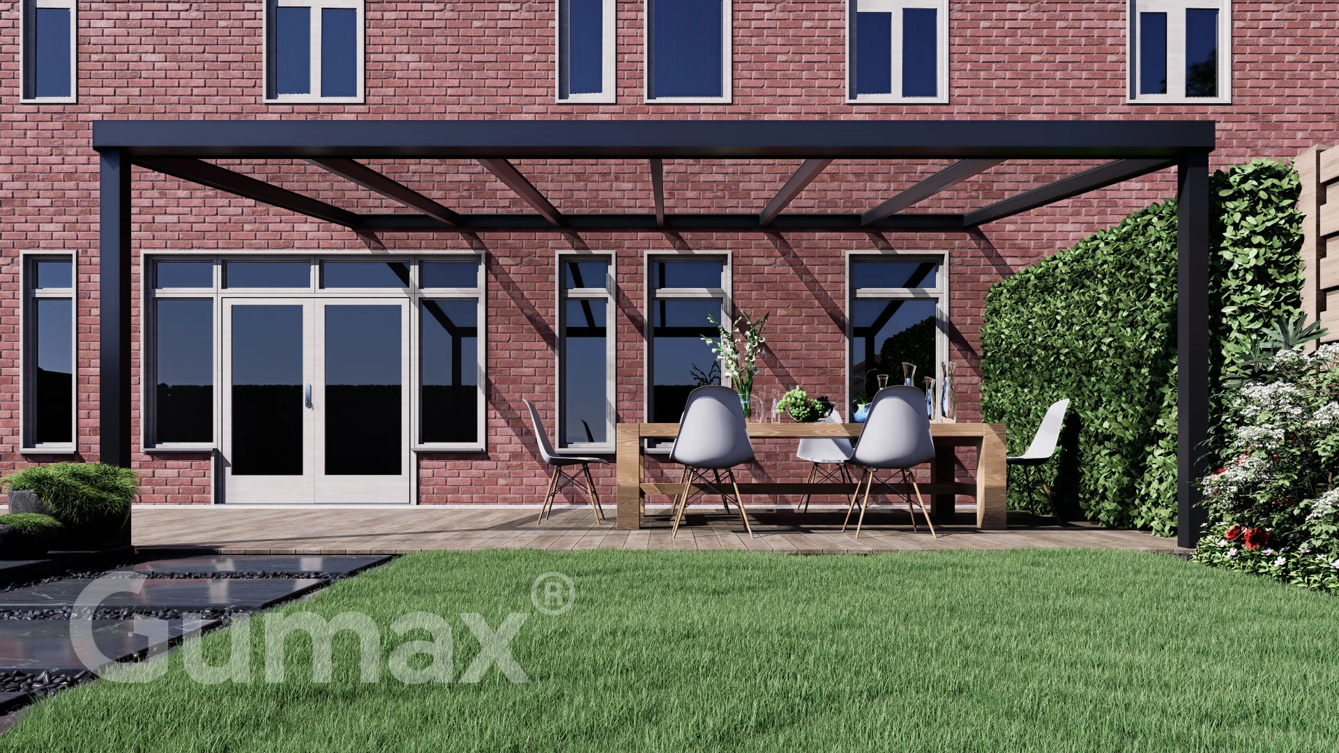 Tuinmaximaal | Heavy Duty Veranda Tijdloos Mat Zwart