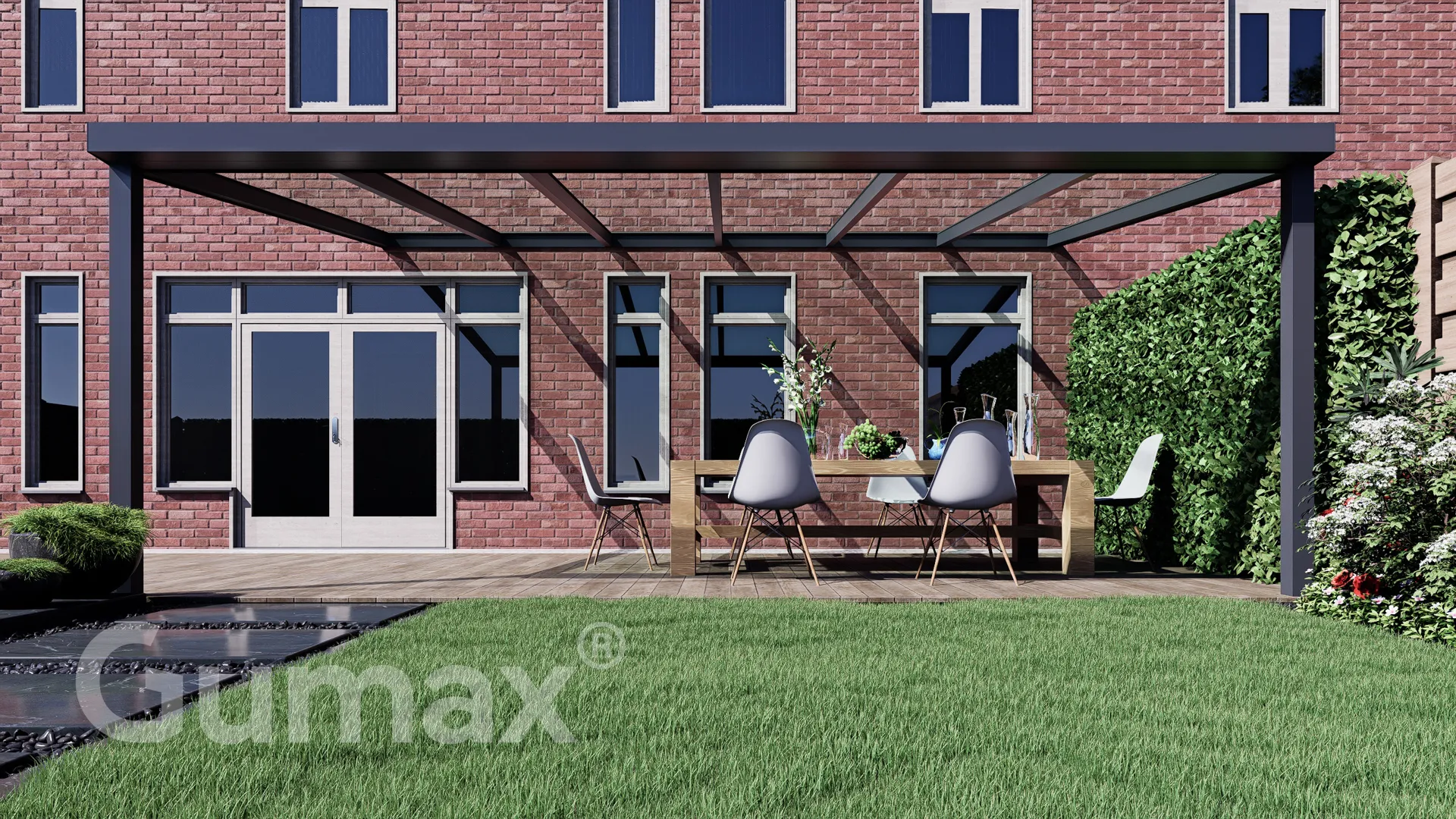 Tuinmaximaal | Heavy Duty Veranda Eigentijds Mat Antraciet