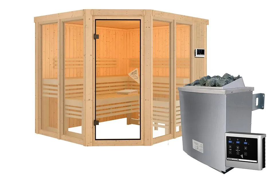 met Saunakachel 9 kW met Externe Bediening