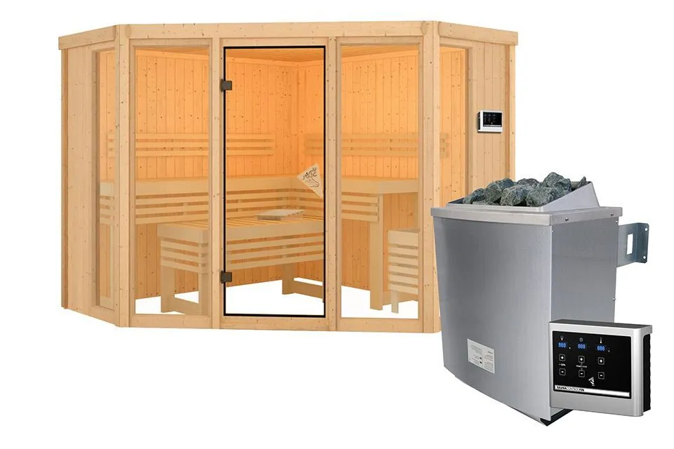 met Saunakachel 9 kW met Externe Bediening