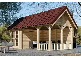 Lugarde | Lariks Kapschuur met overkapping PSL5