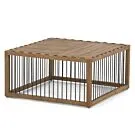 Apple Bee | Koffietafel La Croix 70 x 70 x 35 cm | Teak Tafelblad
