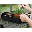 Royal Well | Tafel Mary II Tuinkas | Groengrijs