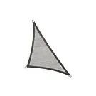 Platinum | Coolfit Schaduwdoek Driehoek 90° 500 x 500 x 710 cm | Antraciet