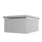 Biohort | Berging CasaNova 4 x 5 | Deur Linksdraaiend | Zilver-Metallic