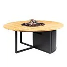 Cosi | Cosiloft 120 Round | Black Frame | Teak Top