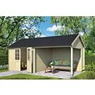 Outdoor Life Products | Tuinhuis met Overkapping Fraya 570 x 275