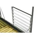 Royal Well | Louvreraam 6L | 610 x 610 mm | Veiligheidsglas