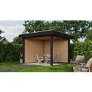 Fonteyn Exclusief Overkapping 300x300cm - Gebeitst Transparant Eiken / RAL7021