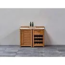 Passion Grills | Buitenkeuken Module Milano | Opstelling 01 | Albastro Cream