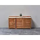 Passion Grills | Buitenkeuken Module Milano | Opstelling 04 | Albastro Cream