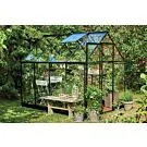 Royal Well | Qube 86 Tuinkas | Veiligheidsglas 3 mm | Zwart