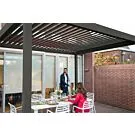 Fonteyn | Lamellen Overkapping Rota 360 x 360 x 250 cm | Matt Royal Grey