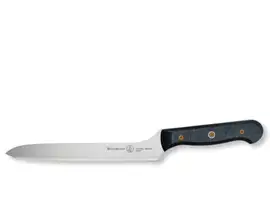Messermeister | Custom 8" Scalloped Offset Knife Micarta