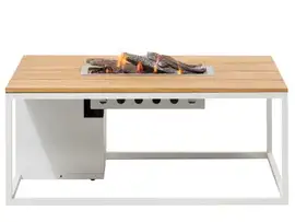 Cosi | Cosiloft 120 | White Frame | Teak Top