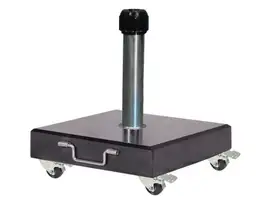 Platinum | Parasolvoet Rome Graniet met Wielen | 60 kg