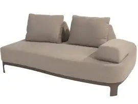 4 Seasons Outdoor | Santorini Loungebank 2-zits met Armleuning