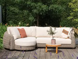 4 Seasons Outdoor | Maxime Hoekbank met Koffietafels