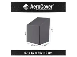 Stapelstoelhoes AeroCover Platinum 67 x 67 cm