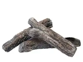 Cosi | Cosiburner Inbouwbrander | Ceramic Woodlogs Set/3