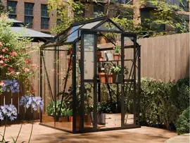 Royal Well | Anne I Tuinkas | Veiligheidsglas 3 mm | Zwart