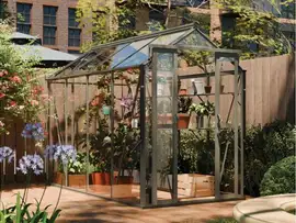 Royal Well | Anne III Tuinkas | Veiligheidsglas 3 mm | Groengrijs