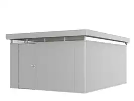 Biohort | Berging CasaNova 4 x 5 | Deur Linksdraaiend | Zilver-Metallic